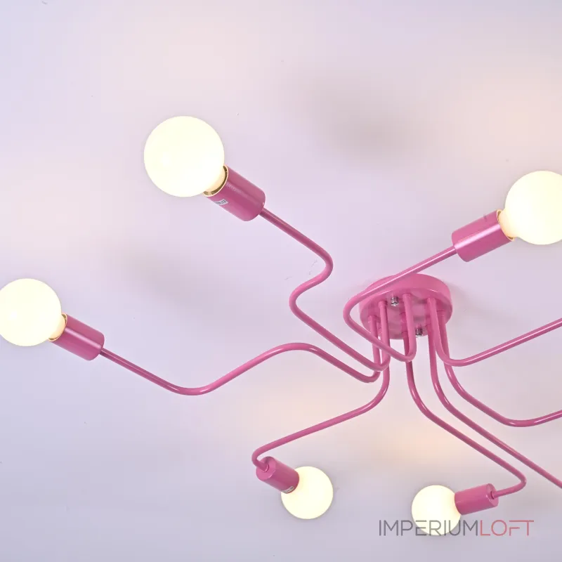 Потолочная люстра SCHEME PINK от ImperiumLoft