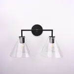 Бра RH Utilitaire Funnel Shade Double Sconce Black от ImperiumLoft