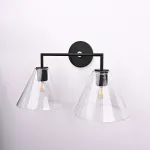 Бра RH Utilitaire Funnel Shade Double Sconce Black от ImperiumLoft