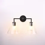 Бра RH Utilitaire Funnel Shade Double Sconce Black от ImperiumLoft