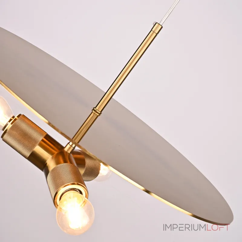 Люстра RH Utilitaire Disk Triple Pendant Brass от ImperiumLoft Люстра RH Utilitaire Disk Triple Pendant Brass от ImperiumLoft