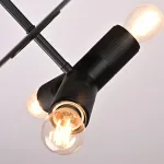 Люстра RH Utilitaire Disk Triple Pendant Black от ImperiumLoft