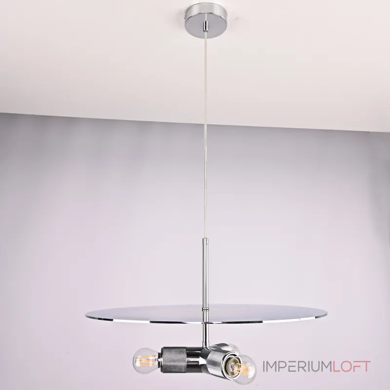 Люстра RH Utilitaire Disk Triple Pendant Silver от ImperiumLoft Люстра RH Utilitaire Disk Triple Pendant Silver от ImperiumLoft