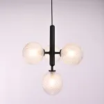 Подвесной светильник RAFFIN 4 Transparent Black