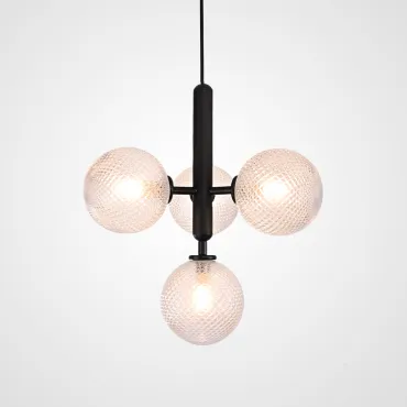 Подвесной светильник RAFFIN 4 Transparent Black Подвесной светильник RAFFIN 4 Transparent Black