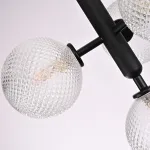 Подвесной светильник RAFFIN 4 Transparent Black