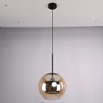 Подвесной светильник CATCH AMBER Ball L D30
