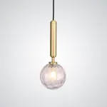 Подвесной светильник RAFFIN Gold/Transparent