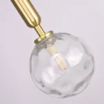 Подвесной светильник RAFFIN Gold/Transparent