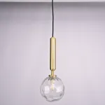 Подвесной светильник RAFFIN Gold/Transparent