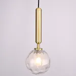 Подвесной светильник RAFFIN Gold/Transparent