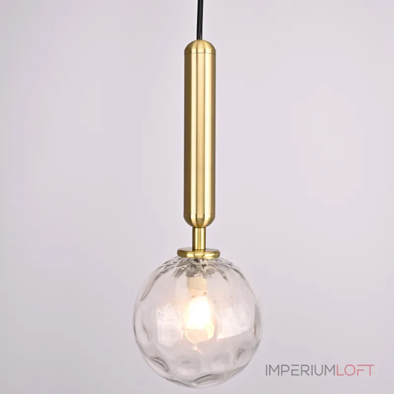 Подвесной светильник RAFFIN Gold/Transparent