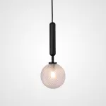 Подвесной светильник RAFFIN Black/Transparent