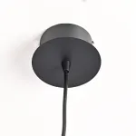 Подвесной светильник RAFFIN Black/Transparent