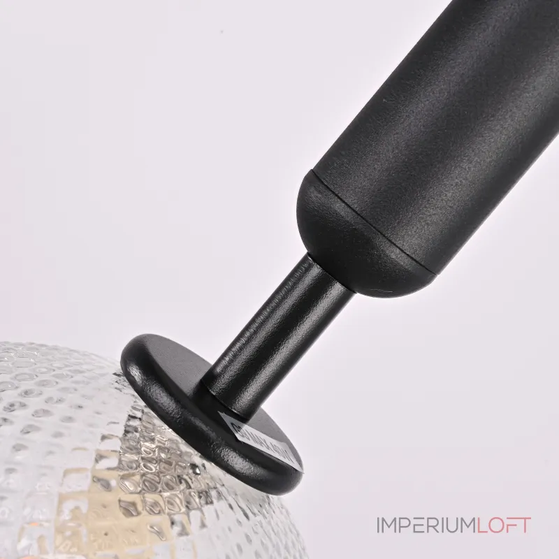 Подвесной светильник RAFFIN Black/Transparent