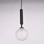 Подвесной светильник RAFFIN Black/Transparent