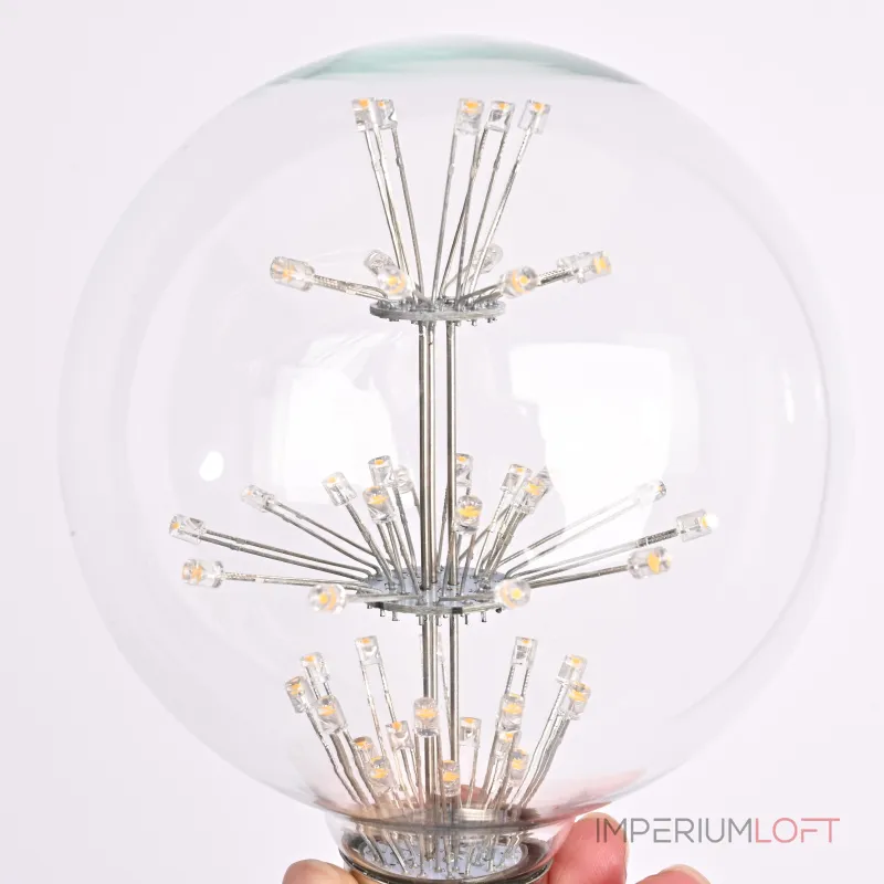 Лампа прозрачная с елочкой LED Е27 1.5W от ImperiumLoft