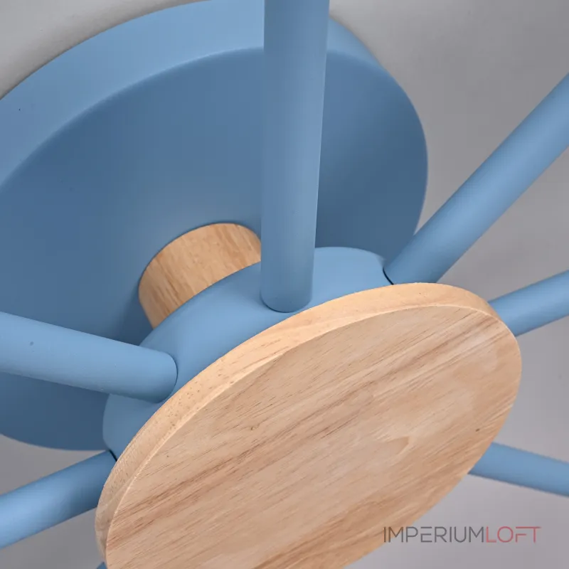 Потолочная люстра MOVE 8 Blue от ImperiumLoft Потолочная люстра MOVE 8 Blue от ImperiumLoft