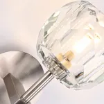 Бра Boule de Cristal Single Sconce Никель от ImperiumLoft