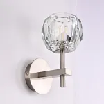 Бра Boule de Cristal Single Sconce Никель от ImperiumLoft