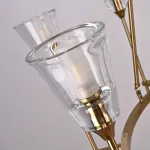Люстра на штанге TORCHE DE VERRE Round Chandelier 8