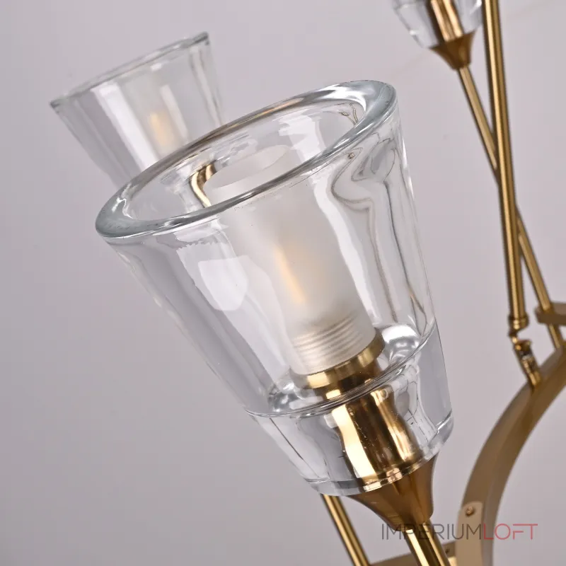 Люстра на штанге TORCHE DE VERRE Round Chandelier 8 Люстра на штанге TORCHE DE VERRE Round Chandelier 8