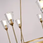 Люстра на штанге TORCHE DE VERRE Round Chandelier 8