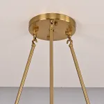 Люстра на штанге TORCHE DE VERRE Round Chandelier 8