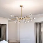 Люстра на штанге Boule De Cristal Round Chandelier 18