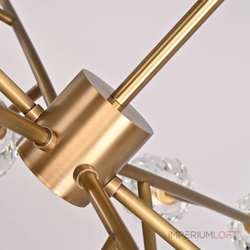 Люстра на штанге Boule De Cristal Round Chandelier 18