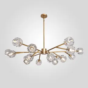 Люстра на штанге Boule De Cristal Round Chandelier 18
