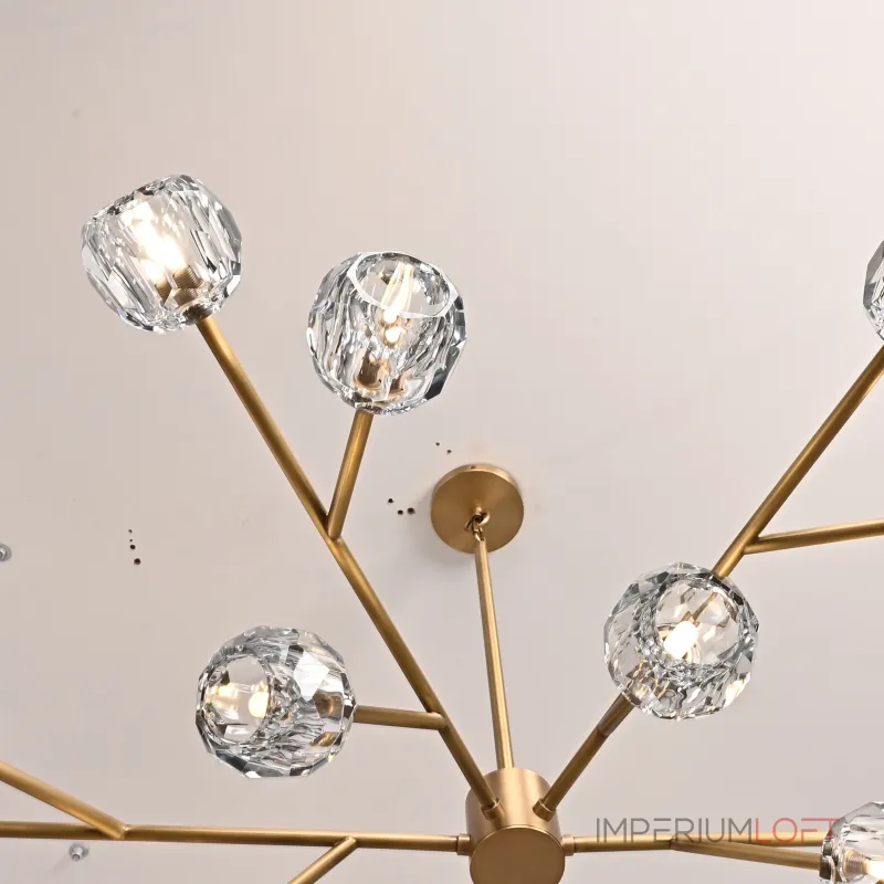 Люстра на штанге Boule De Cristal Round Chandelier 18