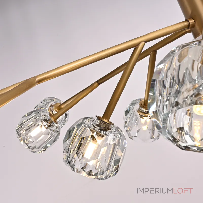 Люстра на штанге Boule De Cristal Round Chandelier 18