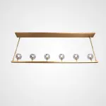 Люстра RH Boule De Cristal Linear Chandelier 6 Bronze от ImperiumLoft