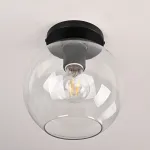 Потолочный светильник RH Utilitaire Globe  Shade Flushmount Black от ImperiumLoft