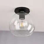 Потолочный светильник RH Utilitaire Globe  Shade Flushmount Black от ImperiumLoft
