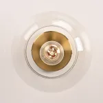 Потолочный светильник RH Utilitaire Globe Shade Flushmount Brass от ImperiumLoft