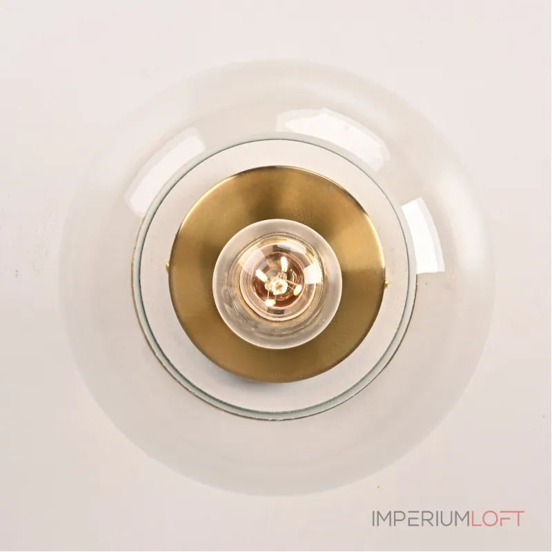 Потолочный светильник RH Utilitaire Globe Shade Flushmount Brass от ImperiumLoft Потолочный светильник RH Utilitaire Globe Shade Flushmount Brass от ImperiumLoft