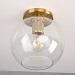 Потолочный светильник RH Utilitaire Globe Shade Flushmount Brass от ImperiumLoft