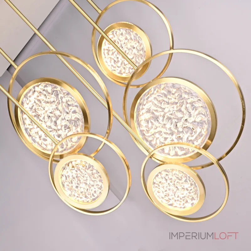 Дизайнерская люстра на штанге ЛУНА lighting collection L60