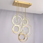 Дизайнерская люстра на штанге ЛУНА lighting collection L60