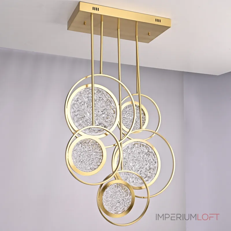 Дизайнерская люстра на штанге ЛУНА lighting collection L60