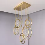 Дизайнерская люстра на штанге ЛУНА lighting collection L60