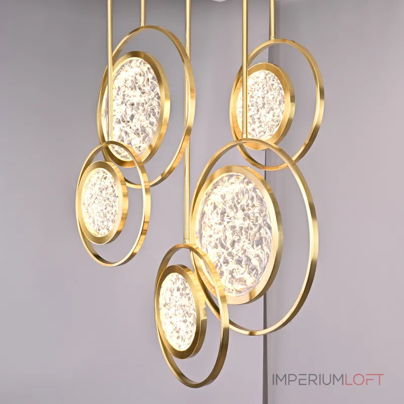 Дизайнерская люстра на штанге ЛУНА lighting collection L60