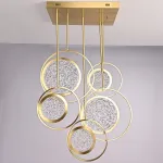 Дизайнерская люстра на штанге ЛУНА lighting collection L60