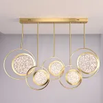 Дизайнерская люстра на штанге ЛУНА lighting collection L100