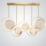 Дизайнерская люстра на штанге ЛУНА lighting collection L100