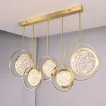 Дизайнерская люстра на штанге ЛУНА lighting collection L100