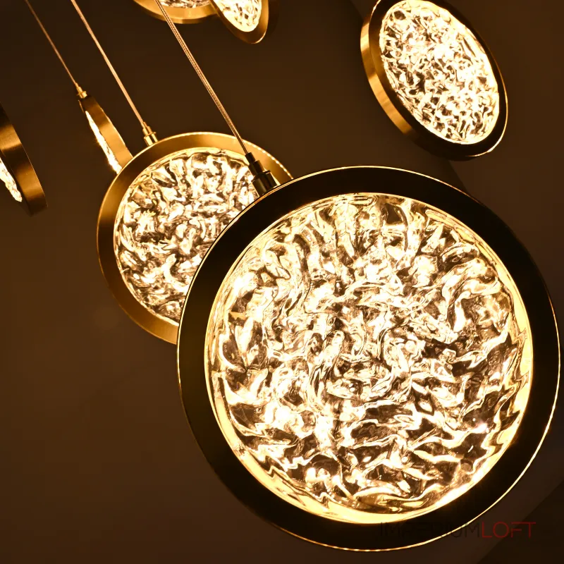 Дизайнерская подвесная люстра ЛУНА lighting collection D50