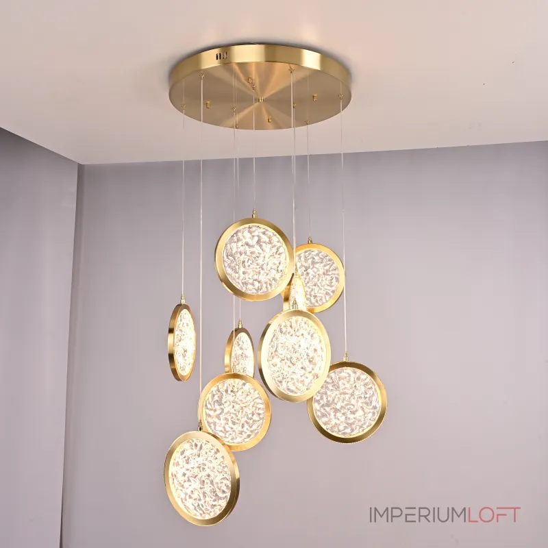 Дизайнерская подвесная люстра ЛУНА lighting collection D50